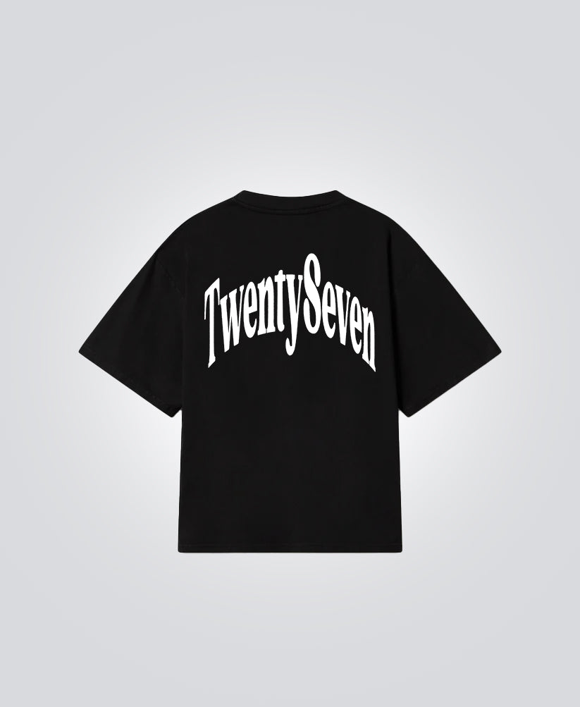 TWNYSVN LOGO T-SHIRT BLACK