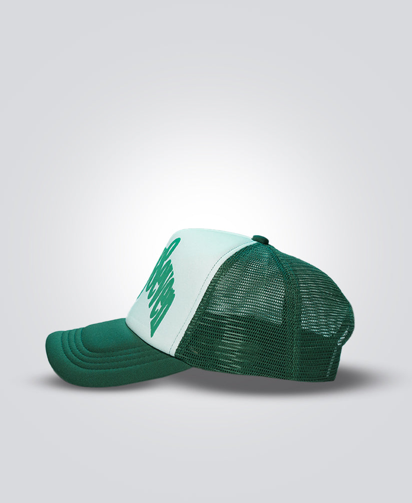 ARCH LOGO FOAM TRUCKER GREEN